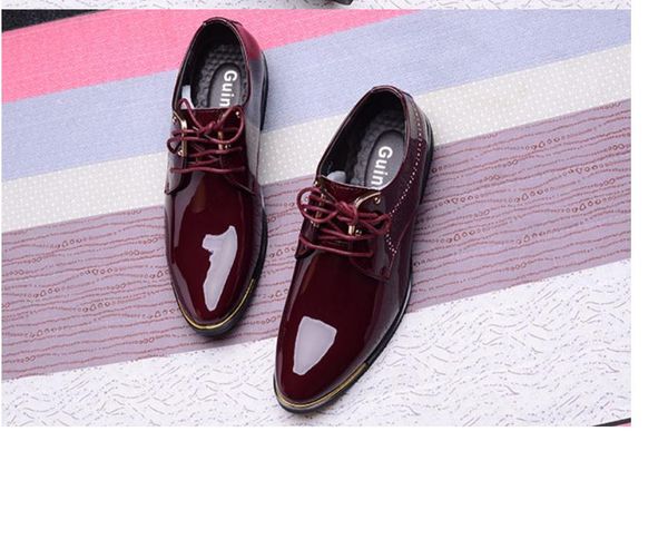 

2020 spring and autumn shoes with new style fashion low heel pointed end men's shoes @311, Black