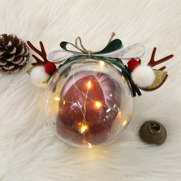 

gift wrap christmas eve apple packaging box net red ping an fruit high translucent acrylic flash creative hand xmas