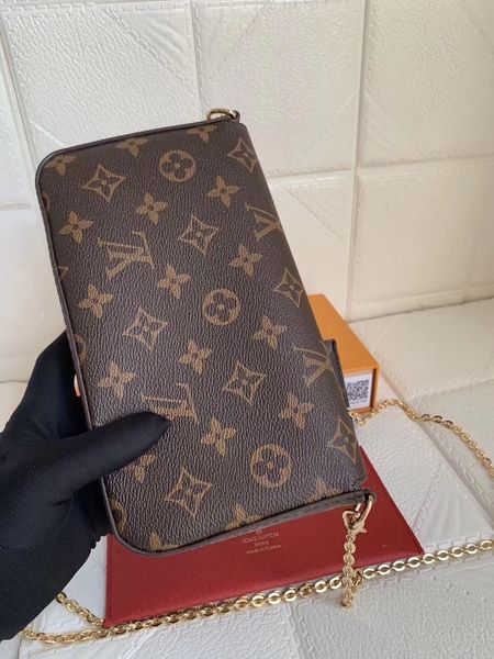 

518 gglvlouisvittonyslvuttonpcs / set favorite multi pochet accessories women crossbody purse mesenger bags, Red;black