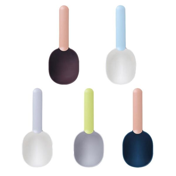 

dog bowls & feeders pet spoon creative multi-function cats/puppies/small dogs scoop with sealing clip cat water bowl fountain