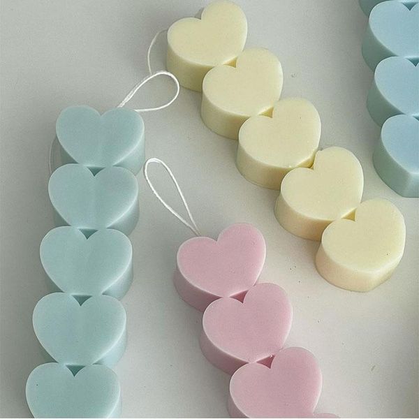 

craft tools silicone candle mold 3d love diy making cake