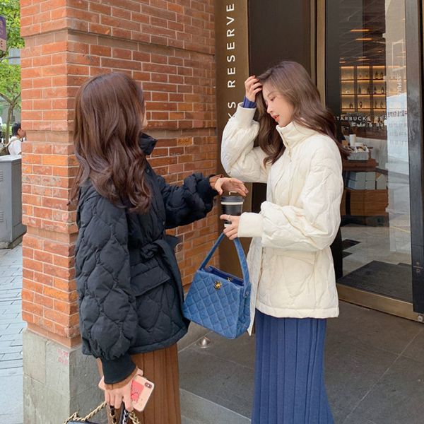 

women's autumn and winter jacket, shorts, lightweight, warm, 2021, Black