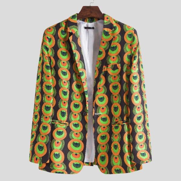 

men's suits & blazers luclesam men casual african ethnic style dress blazer mens disco stage show suit tuxedo veste costume homme, White;black