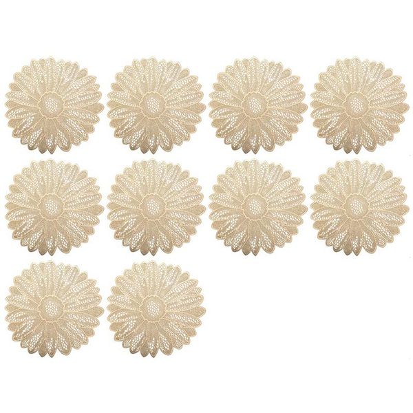 

pieces pack metallic placemats wedding accent centerpiece placemat mats & pads