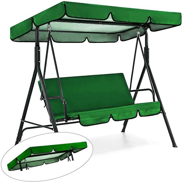 

shade mlgb 3 seater patio canopy swing replacement cover cushion waterproof porch