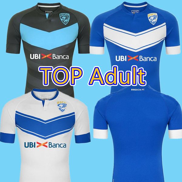

20/21 brescia calcio soccer jersey 2021 home balotelli magnani tonali donnarumma shirt away aye maglietta morosini 3rd football uniform, Black;yellow