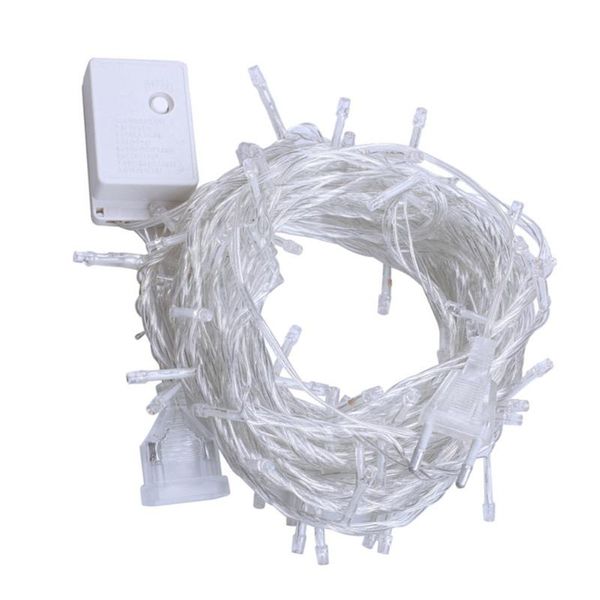 

strings 10m 100leds icicle string lights waterfall curtain lamp decoration for wedding party garden home with plug (warm white)
