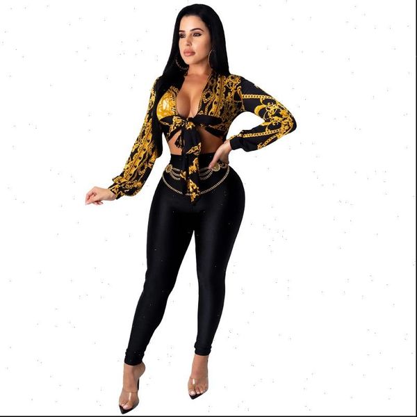 

two piece outfits womens tracksuits summer club wear festival clothing shirt crop and pants set bodycon 2 matching, Gray