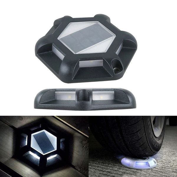 

t-sun 6 led solar light outdoor ip65 waterproof lawn lamps decorative garden for yard deck landscape ]- black warm