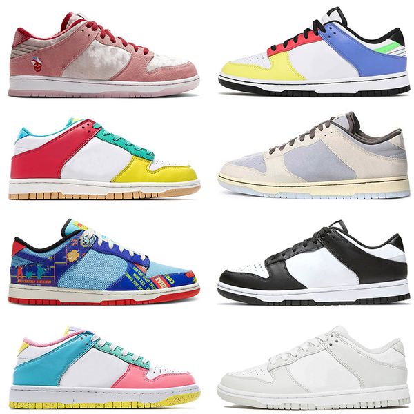 

2021 sb dunks men women running shoes low cny firecracker skateboard laser orange pn dust white black green glow pink off trainers sneakers, White;red
