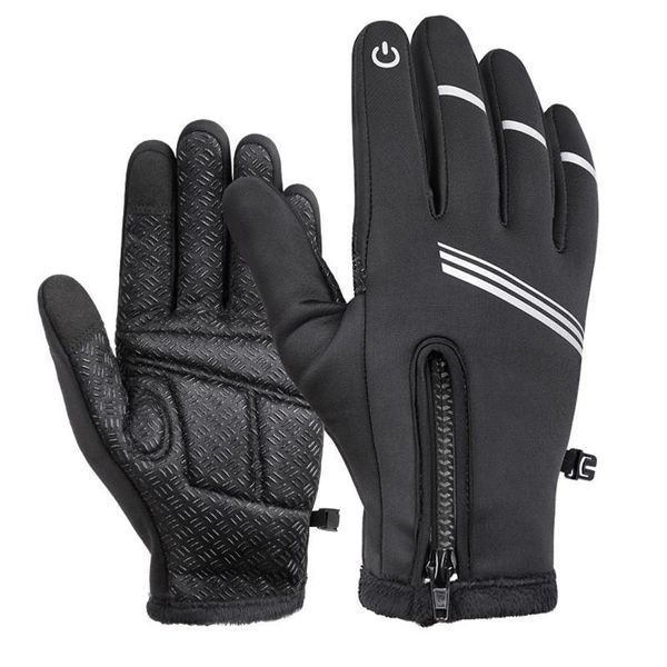 

ski gloves winter windproof bike riding full finger warm touch screen cycling outdoor snowboard