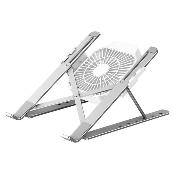 

lapcooling pads heatsink fan with desk holder lightweight stand portable foldable riser aluminum alloy