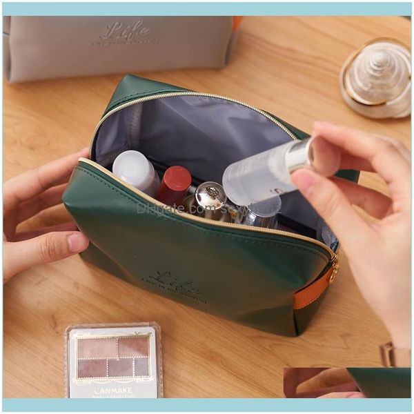 

packaging & display jewelrybrand travel womens makeup bags men female cosmetics cases cosmetic bag portable storage wash pack organizer toil, Pink;blue