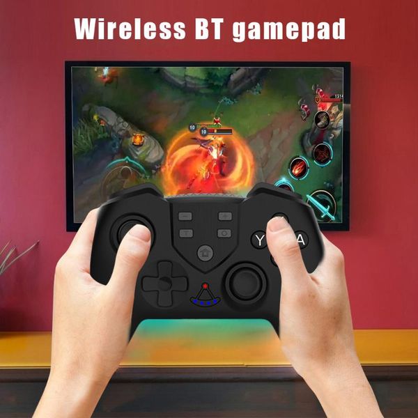 

game controllers & joysticks bluetooth controller wireless gamepad usb joystick double vibration clear for switch pro