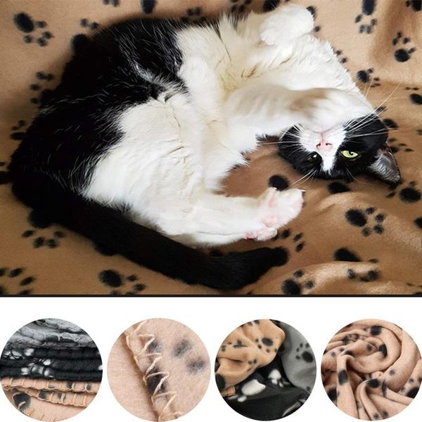 

kennels & pens pet blanket for all seasons fleece breathable cute pattern mat warm and comfortable cat dogs