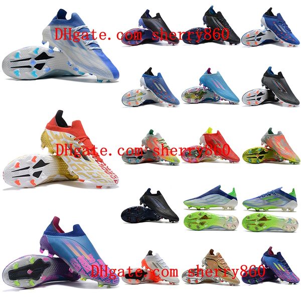 2022 Высококачественное футбольное обувь S x x Speedflow+ FG Speedflow.1 Клитские футбольные сапоги Scarpe da calcio