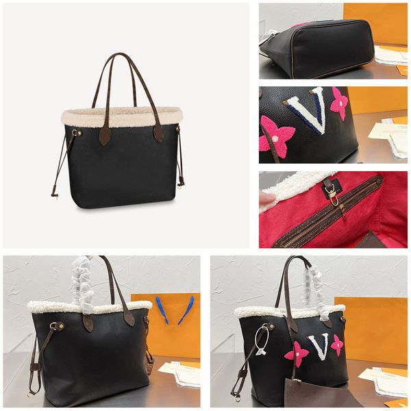

limited handbag luxury totes fashion woolen woman large capacity shopping bag
