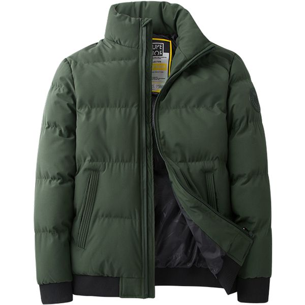 

down Fashion Plus Size Jacket Men Warm Parka Coat Man Winter Jackets Thicken Parkas 6XL 7XL 8XL, Black