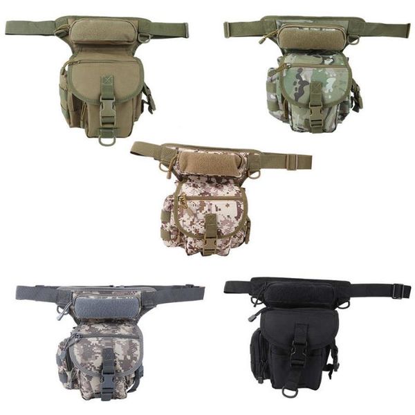 

outdoor bags tactical drop leg bag sport ride accessories belt hunting waterproof thigh molle pouch hiking cycling