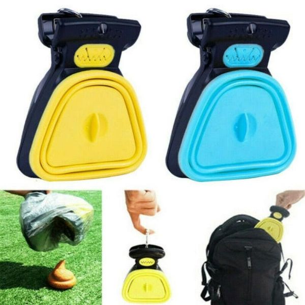 

dog travel & outdoors pets pooper scooper poop scoop clean pick up excreta foldable cleaner