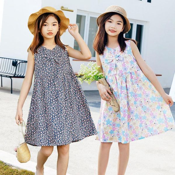 

girl's dresses girl 10 teen home clothes 8 nightdress children floral summer kids gecelik cosy party gifts sleepwear pajamas gown 12, Red;yellow