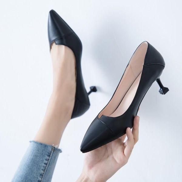 

dress shoes pxelena classic stiletto high heels office lady 2021 autumn pointy toe slip on women pumps black beige size 34-43