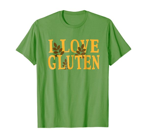 

i love gluten shirt gluten lover t-shirt, White;black