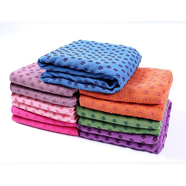 

183cm*61cm 72''x24' non slip yoga mat cover towel anti skid microfiber fitness workout exercise pilates blanket with ba blank