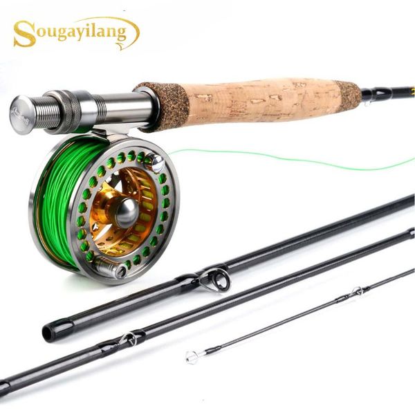 

boat fishing rods sougayolang 2.7m rod and fhishing reel combo ultralight carbon fiber line 5/6 full metal set