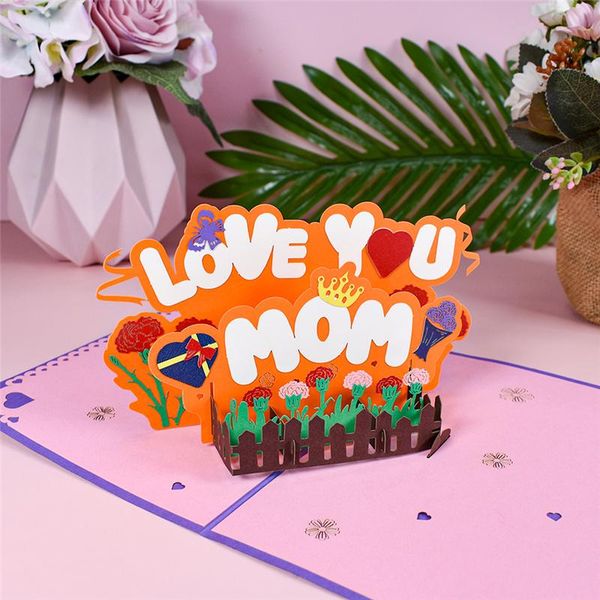 

mothers day card -up birthday greeting cards gift for mom from daughter son