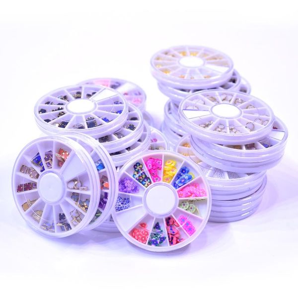 

nail art decorations ywk mixed color chameleon stone rhinestone small irregular beads manicure 3d decoration in wheel accessories, Silver;gold