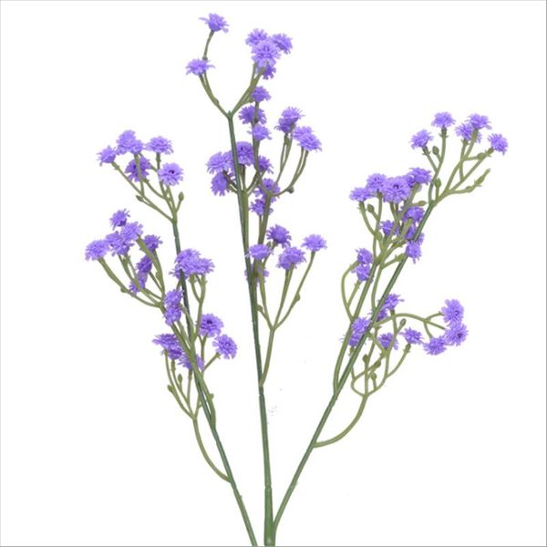 

decorative flowers & wreaths 1 piece of 3 forks gypsophila artificial flower party wedding outdoor home decor dried wall hanging decoration