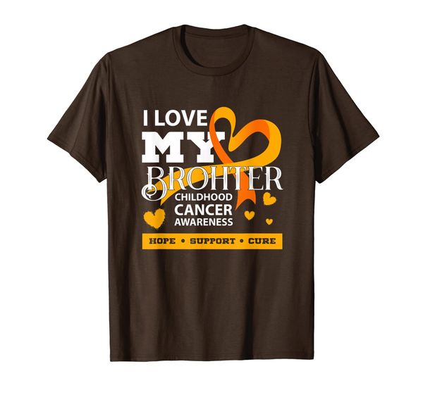 

childhood cancer shirt awareness survivor brother support, White;black