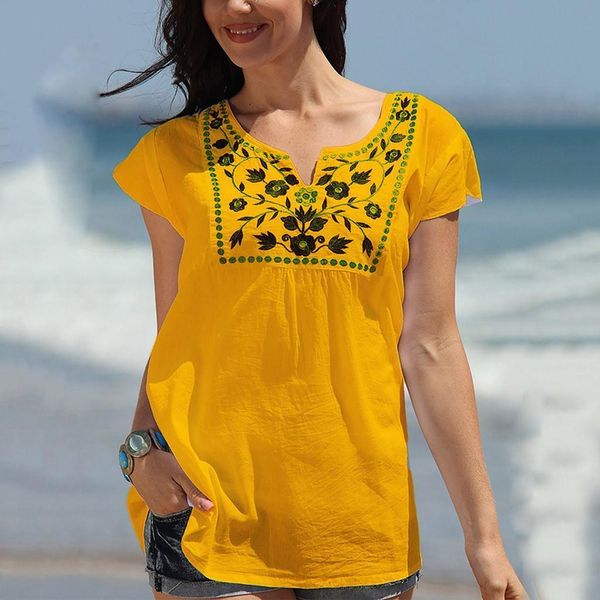 

women shirts fashion chiffon blouses casual short sleeve minimalism cap v neck solid femme shirt, White