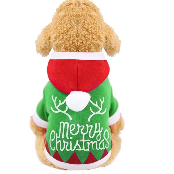 

dog apparel christmas clothes pet puppy kitten warm jacket for chihuahua yorkshire teddy pug clothing letters printed coat costume