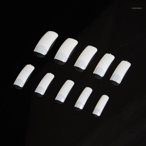 

false nails ultra-thin fake 500 pcs boxed transparent natural color resin nail tips1, Red;gold