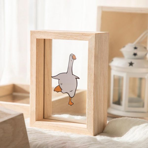 

frames simple wooden po frame stand transparent display rectangle painting modern marco fotos home decor di50xk