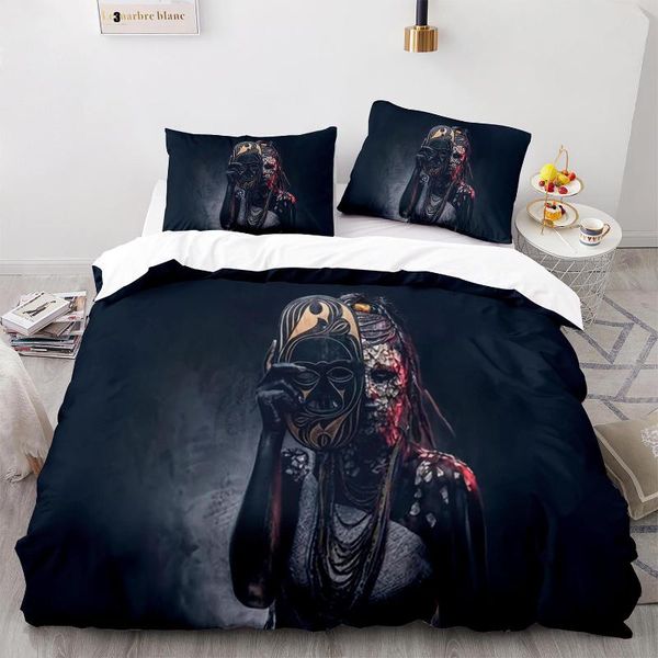 

bedding sets the living dead set single twin full  king size zombie bed aldult kid bedroom duvetcover 3d print 014