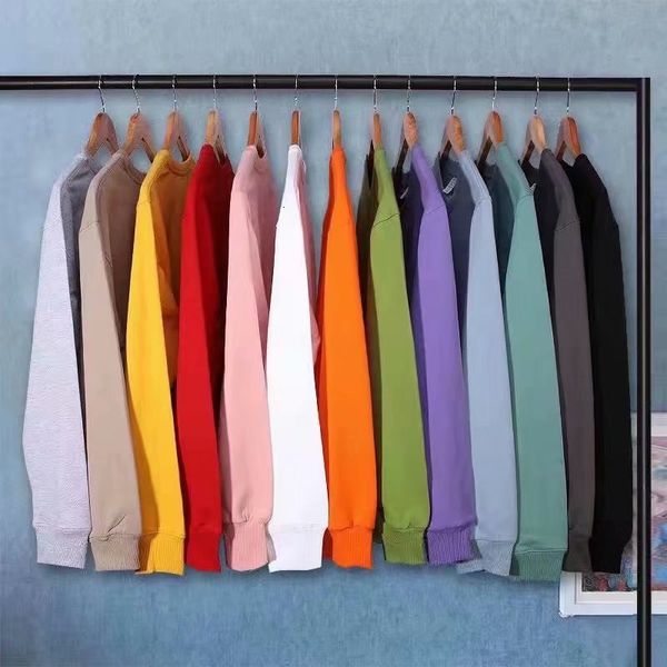 

mens sweater solid color sweater men's large loose casual sports hoodie korean fashion autumn ruffian handsome couple coat, Black