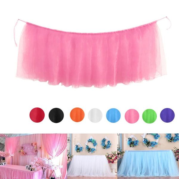 

tulle table skirt wonderland tutu skirting wedding birthday baby shower home banquet party decoration