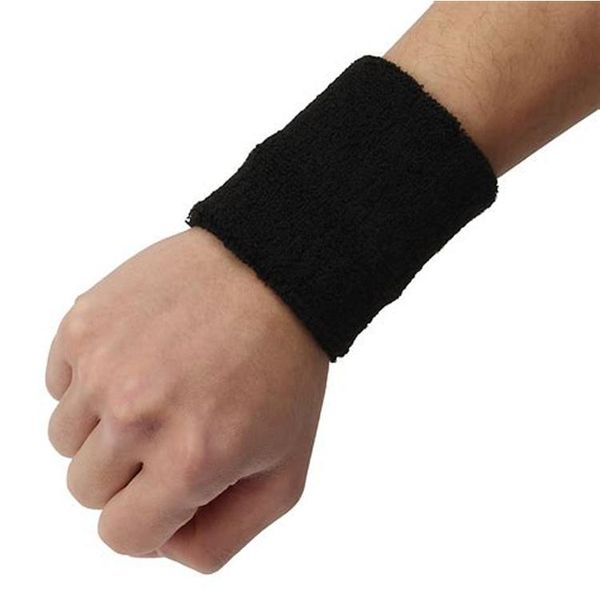 

wrist support 8*8cm polyester cotton high elasity wristband, Black;red