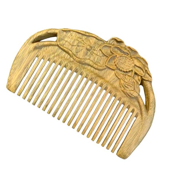 

hair brushes 1 pc sandalwood comb lotus scalp delicate for, Silver