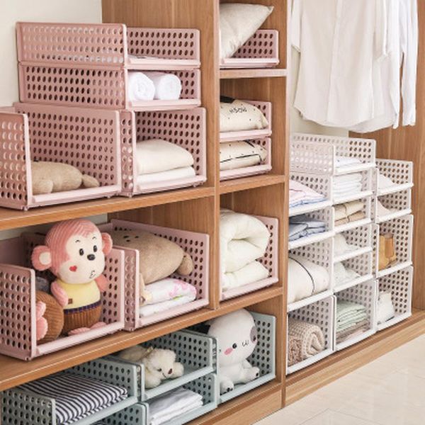 

storage drawers foldable drawer closet organizer multifunction separated wardrobe clothes underwear bra socks stackable box home items