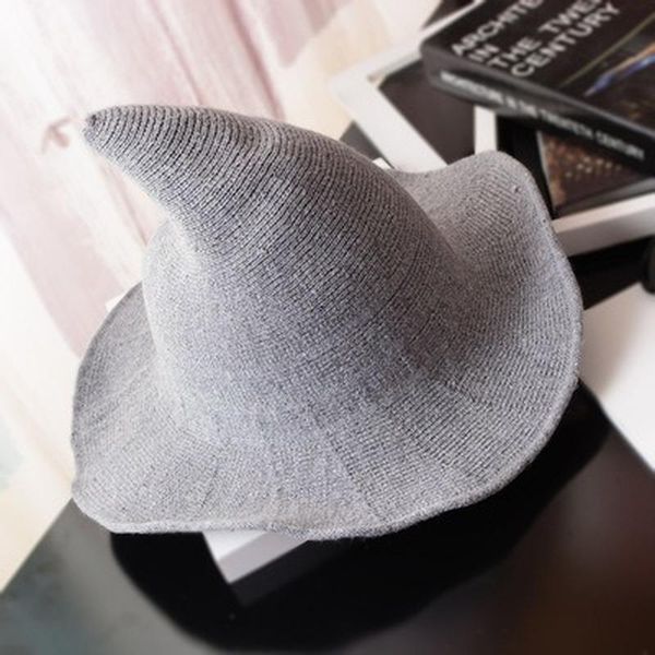 

party hats 1 piece modern witch hat halloween women lady wool fashion sheep for festival