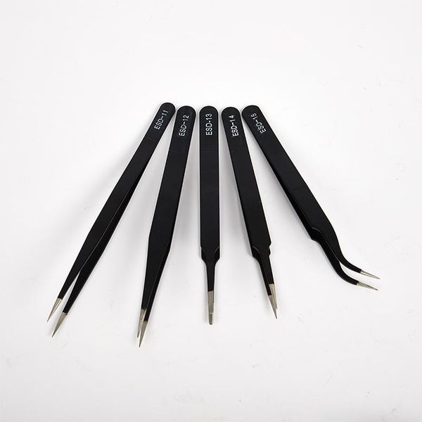 

eyebrow tools & stencils straight and curved elbow nail art acrylic gel rhinestones picking tool tweezers