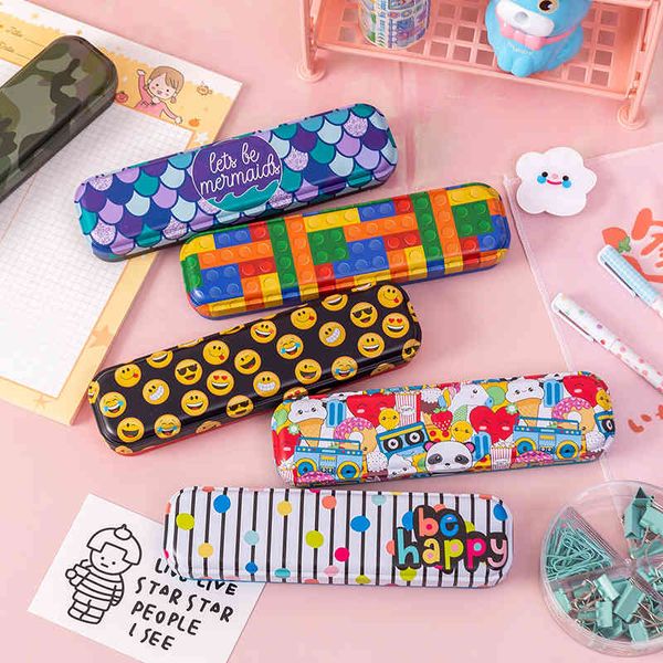 

pencil korean stationery case for female students