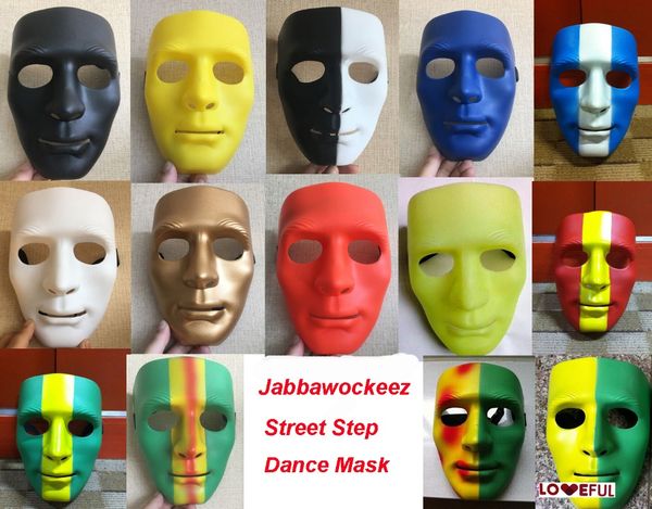 Nuova maschera HipHop Maschera da mimo The Purge Robot Dance Crew Halloween Hockey Hip Hop Jabbawockeez Maschere
