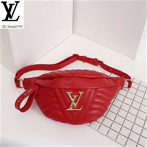 

brand designer luxury nv3c m53750 red fashionable casual wave belt bag women handbags iconic bags handles shoulder bags totes cross body