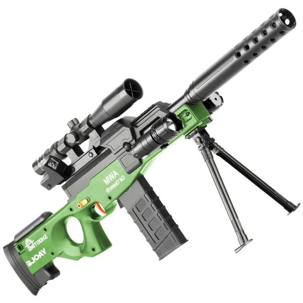 

0111children's soft bullet toys stimulate the battlefield to eat chicken electric continuous awm sniper gun m416 rifle gecko pistol