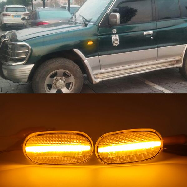 1 Paar für Mitsubishi Pajero Mirage Legnum Gelent 1998-2005 Dynamische Seitennäher Blinker blinker Blinker-Anzeige